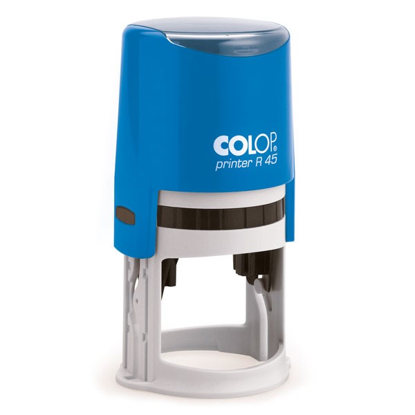 Colop Printer R 45 mit Stempelplatte Ø45mm blau