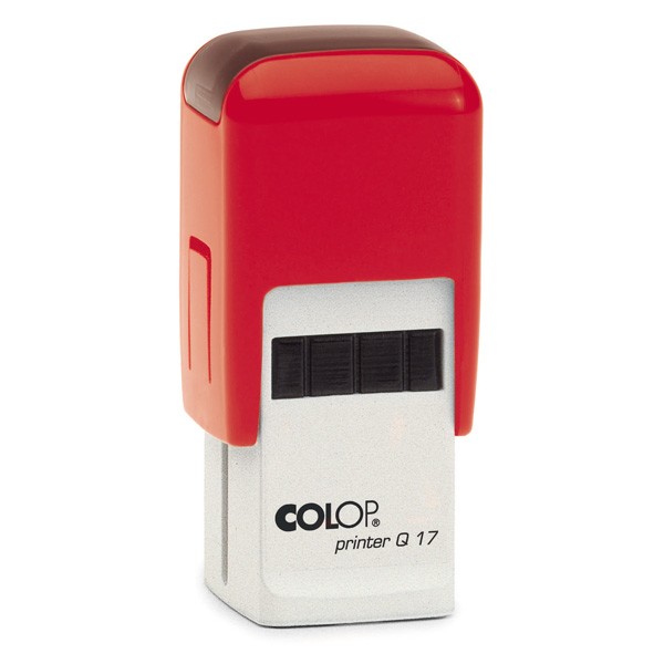 Colop Printer Q17 mit Textplatte rot