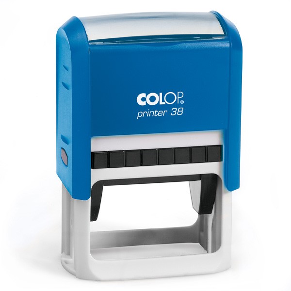 Colop Printer 38 mit Stempelplatte blau