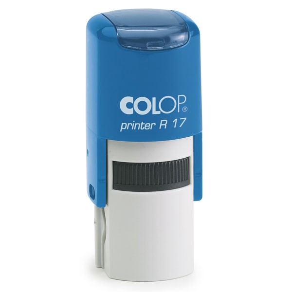 Colop Printer R17 mit Stempelplatte Ø17mm blau